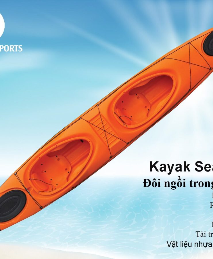 Thuyền Kayak đôi ngồi trong ( Basic)